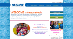 Desktop Screenshot of neptunepoolsinc.com